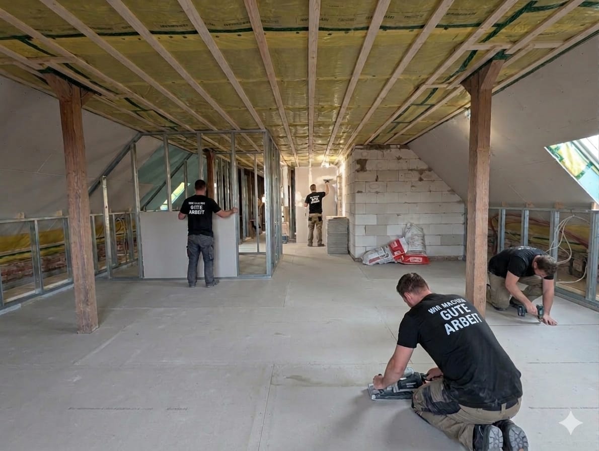 Dachgeschossausbau in Rahden, Minden, Espelkamp