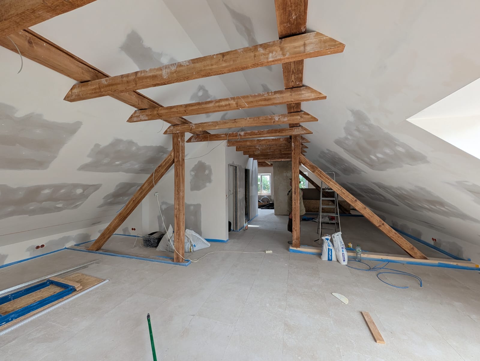 Dachgeschossausbau in Hille nach dem Ausbau