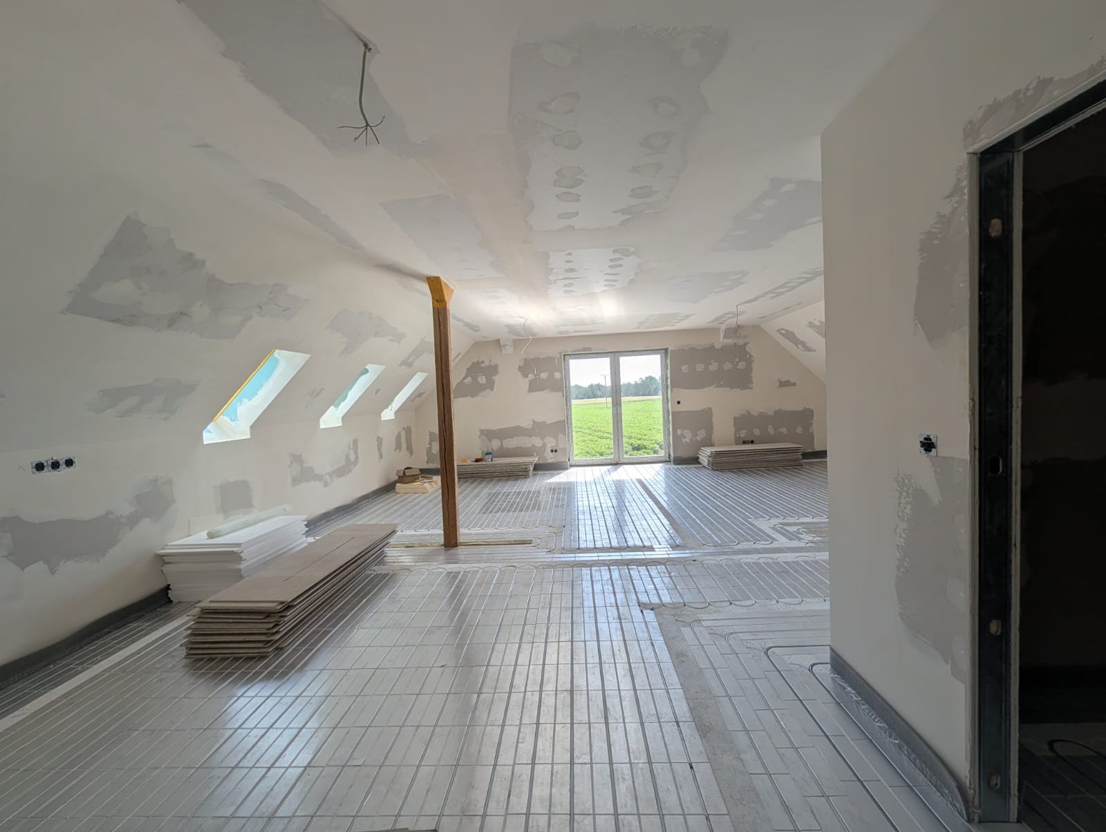 Dachgeschossausbau Rahden – fertiges Ergebnis, Projekt Matthias Wortmann